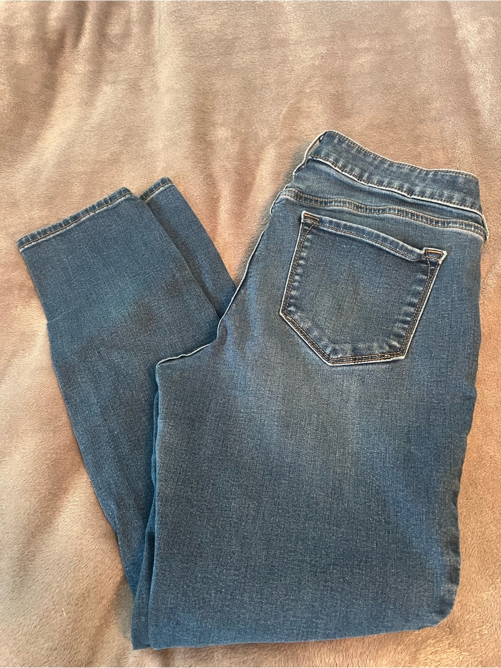Old Navy Women's Mid-Dark Blue Skinny Jeans
